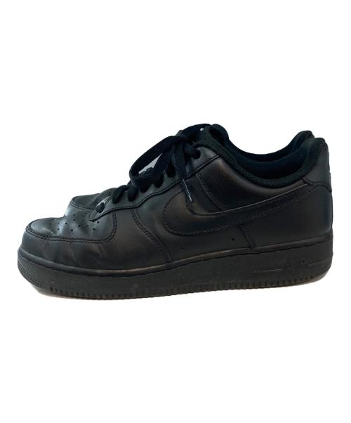 NIKE（ナイキ）NIKE (ナイキ) AIR FORCE1 LOW ローカットスニーカー ブラック サイズ:26cmの古着・服飾アイテム