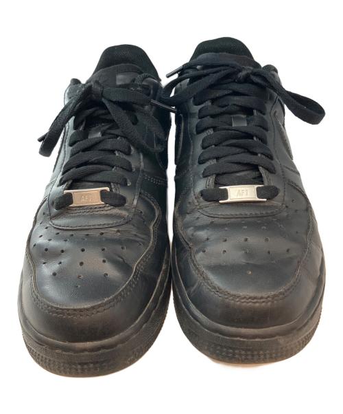 NIKE（ナイキ）NIKE (ナイキ) AIR FORCE1 LOW ローカットスニーカー ブラック サイズ:26cmの古着・服飾アイテム