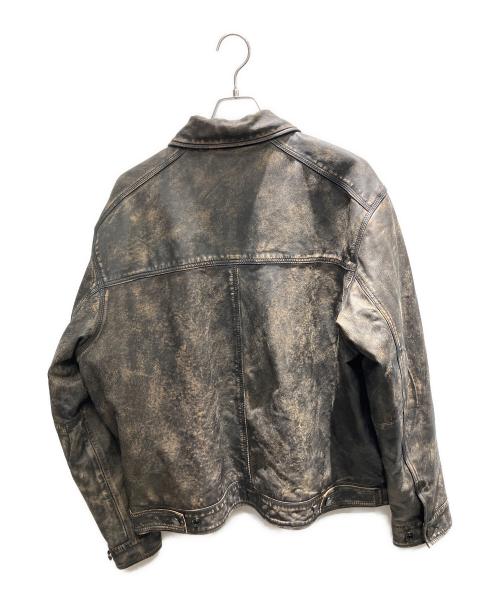 Timberland（ティンバーランド）Timberland (ティンバーランド) シープレザージャケット ブラウン サイズ:XLの古着・服飾アイテム