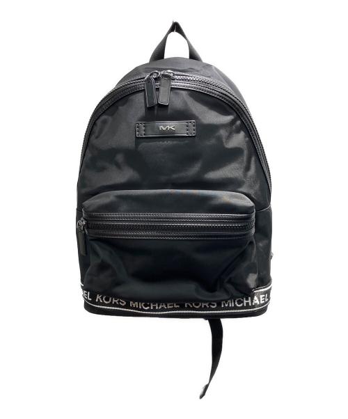 MICHAEL KORS（マイケルコース）MICHAEL KORS (マイケルコース) KENT ロゴテープ ナイロン バックパック バックパック ブラックの古着・服飾アイテム