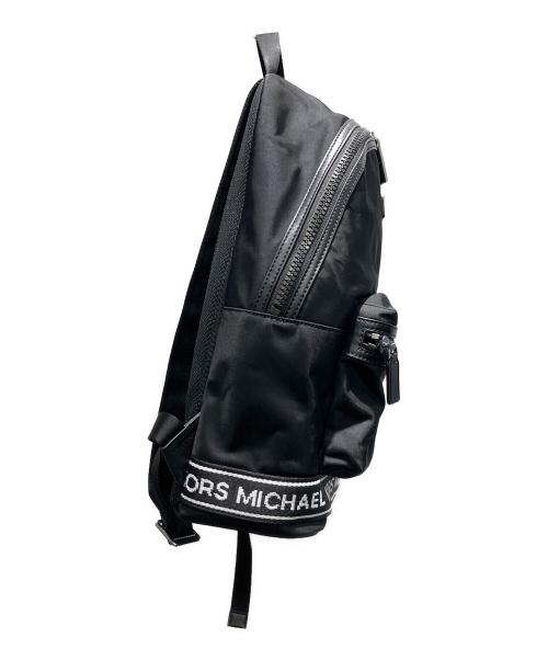 MICHAEL KORS（マイケルコース）MICHAEL KORS (マイケルコース) KENT ロゴテープ ナイロン バックパック バックパック ブラックの古着・服飾アイテム