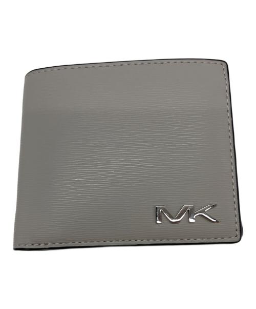 MICHAEL KORS（マイケルコース）MICHAEL KORS (マイケルコース) COOPER 2つ折り財布 グレーの古着・服飾アイテム