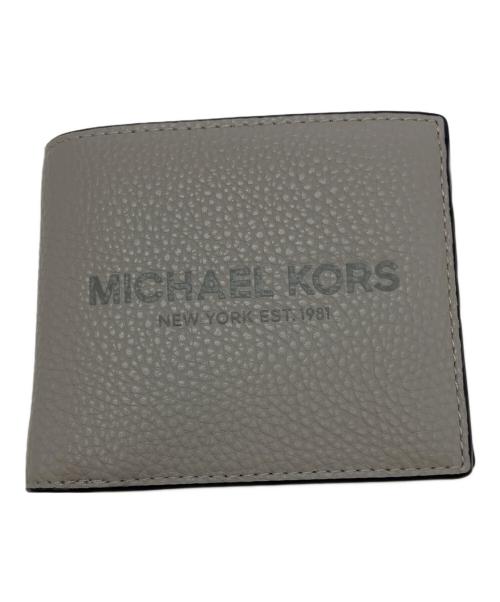 MICHAEL KORS（マイケルコース）MICHAEL KORS (マイケルコース) 2つ折り財布 グレーの古着・服飾アイテム