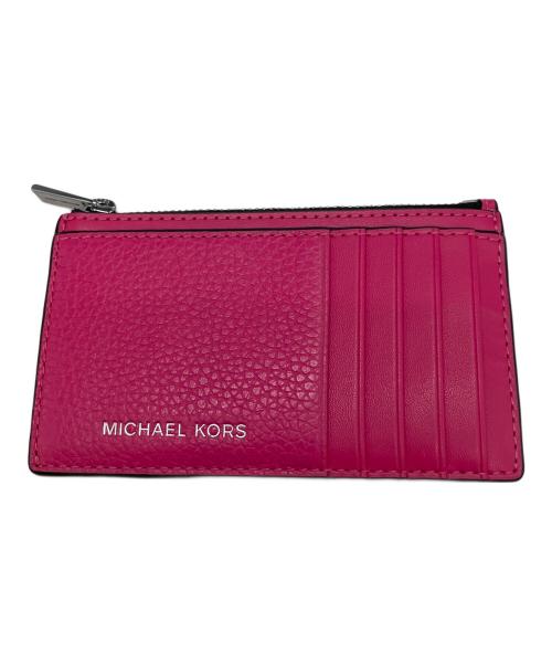 MICHAEL KORS（マイケルコース）MICHAEL KORS (マイケルコース) COOPER カードケース ショッキングピンクの古着・服飾アイテム