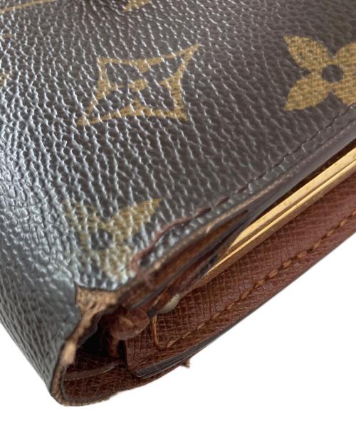 LOUIS VUITTON（ルイ ヴィトン）LOUIS VUITTON (ルイ ヴィトン) モノグラム 2つ折り財布 ブラウンの古着・服飾アイテム