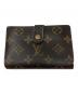 LOUIS VUITTON（ルイ ヴィトン）の古着「モノグラム 2つ折り財布」｜ブラウン