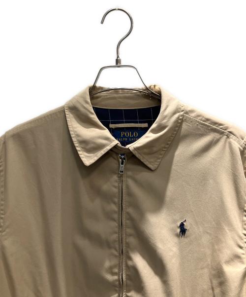 POLO RALPH LAUREN（ポロ・ラルフローレン）POLO RALPH LAUREN (ポロ・ラルフローレン) バイスイングジャケット ジャケット ベージュ サイズ:Mの古着・服飾アイテム