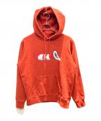 SUPREMEシュプリーム）の古着「Cat in the Hat Hooded 2018FW プルオーバーパーカー」｜レッド