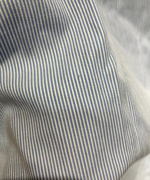 EVISTUB（エヴィスタブ）EVISTUB (エヴィスタブ) ストライプ プルオーバー 長袖シャツ スカイブルー サイズ:Sの古着・服飾アイテム