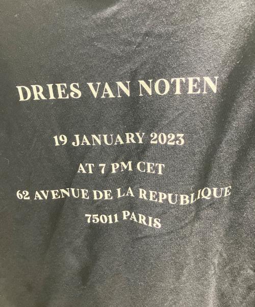 DRIES VAN NOTEN（ドリスヴァンノッテン）DRIES VAN NOTEN (ドリスヴァンノッテン) 半袖カットソー ブラック×グレー サイズ:Lの古着・服飾アイテム