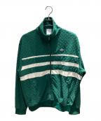 adidasアディダス）の古着「グリーン モノグラム トラックトップ ジャケット」｜グリーン