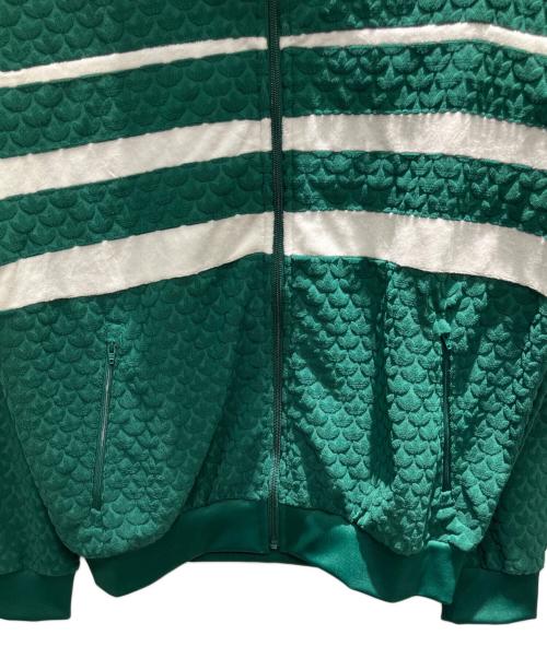 adidas（アディダス）adidas (アディダス) グリーン モノグラム トラックトップ ジャケット グリーン サイズ:Lの古着・服飾アイテム