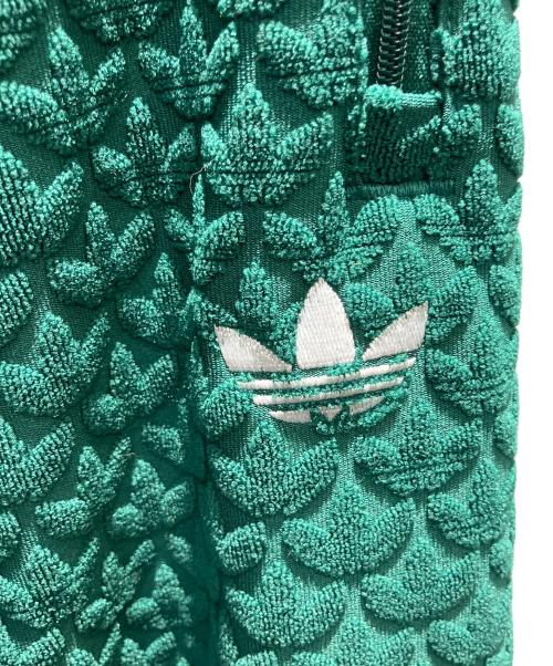 adidas（アディダス）adidas (アディダス) グリーン モノグラム トラックパンツ グリーン サイズ:XLの古着・服飾アイテム