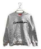 SUPREMEシュプリーム）の古着「Futura Logo Crewneck 20AW プリントスウェット」｜ライトグレー