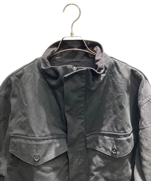 MHL（マーガレットハウエル）MHL (マーガレットハウエル) ブラックコットンミリタリージャケット ミリタリージャケット ブラック サイズ:Lの古着・服飾アイテム