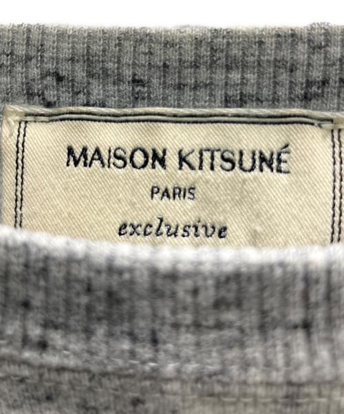 maison kitsune（メゾンキツネ）maison kitsune (メゾンキツネ) キャンプスウェットシャツ スウェット ライトグレー サイズ:Lの古着・服飾アイテム