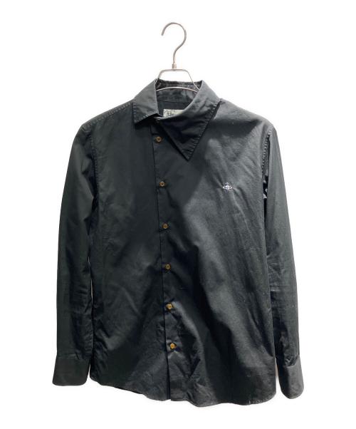 Vivienne Westwood（ヴィヴィアンウエストウッド）Vivienne Westwood (ヴィヴィアンウエストウッド) 長袖シャツ ブラック サイズ:48の古着・服飾アイテム