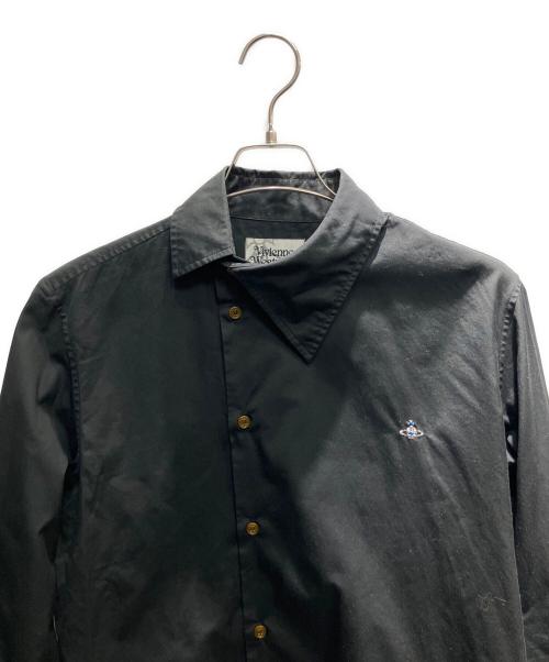 Vivienne Westwood（ヴィヴィアンウエストウッド）Vivienne Westwood (ヴィヴィアンウエストウッド) 長袖シャツ ブラック サイズ:48の古着・服飾アイテム