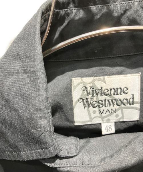 Vivienne Westwood（ヴィヴィアンウエストウッド）Vivienne Westwood (ヴィヴィアンウエストウッド) 長袖シャツ ブラック サイズ:48の古着・服飾アイテム