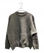 N.HOOLYWOODエヌ ハリウッド）の古着「FALL 2025 リバーシブル クルーネックニット EXCHANGE SERVICE TOPS KNIT 厚手ニット」｜カーキ