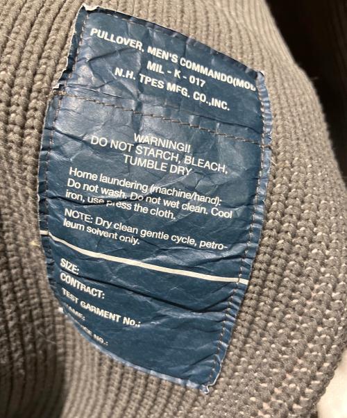 N.HOOLYWOOD（エヌ ハリウッド）N.HOOLYWOOD (エヌ ハリウッド) FALL 2025 リバーシブル クルーネックニット EXCHANGE SERVICE TOPS KNIT 厚手ニット カーキ サイズ:38の古着・服飾アイテム
