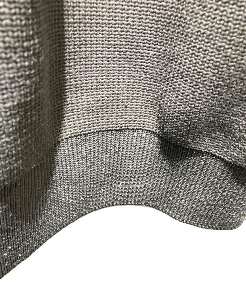N.HOOLYWOOD（エヌ ハリウッド）N.HOOLYWOOD (エヌ ハリウッド) FALL 2025 リバーシブル クルーネックニット EXCHANGE SERVICE TOPS KNIT 厚手ニット カーキ サイズ:38の古着・服飾アイテム