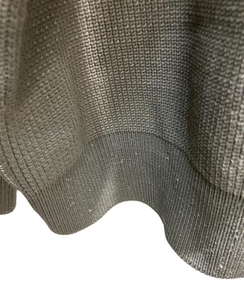 N.HOOLYWOOD（エヌ ハリウッド）N.HOOLYWOOD (エヌ ハリウッド) FALL 2025 リバーシブル クルーネックニット EXCHANGE SERVICE TOPS KNIT 厚手ニット カーキ サイズ:38の古着・服飾アイテム