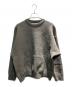 N.HOOLYWOOD（エヌ ハリウッド）の古着「FALL 2025 リバーシブル クルーネックニット EXCHANGE SERVICE TOPS KNIT 厚手ニット」｜カーキ