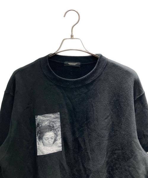 UNDERCOVER（アンダーカバー）UNDERCOVER (アンダーカバー) twin peaks (ツインピークス) 裏起毛ウラケ片ZIPPKTプルオーバー TPJQパッチ スウェット ブラック サイズ:5の古着・服飾アイテム