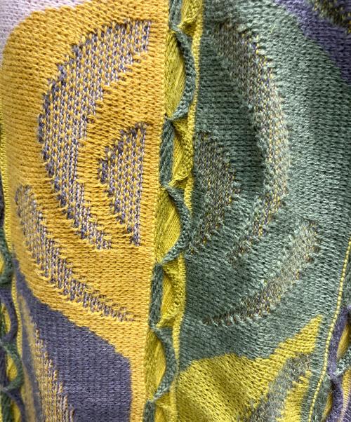 SUPREME（シュプリーム）SUPREME (シュプリーム) Abstract Textured knit Short 22SS ハーフパンツ ダークオリーブ サイズ:Mの古着・服飾アイテム
