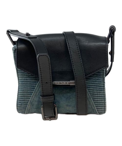 DIESEL（ディーゼル）DIESEL (ディーゼル) NDUSTRIAL DENIM' MINI ショルダーバッグ インディゴの古着・服飾アイテム