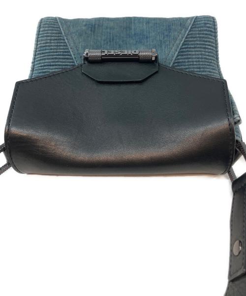 DIESEL（ディーゼル）DIESEL (ディーゼル) NDUSTRIAL DENIM' MINI ショルダーバッグ インディゴの古着・服飾アイテム