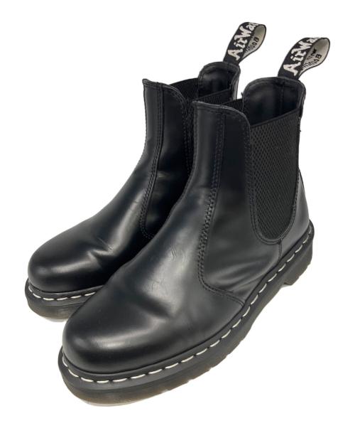 Dr.Martens（ドクターマーチン）Dr.Martens (ドクターマーチン) 【APAC限定】 2976 ホワイトステッチ チェルシーブーツ ブラック サイズ:UK6の古着・服飾アイテム