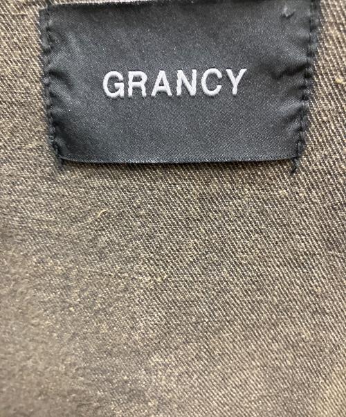 GRANCY（グランシー）GRANCY (グランシー) ジップデザイン デニムシャツ ジャケット ブラウン サイズ:XLの古着・服飾アイテム