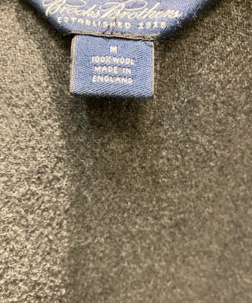 BROOKS BROTHERS（ブルックスブラザーズ）BROOKS BROTHERS (ブルックスブラザーズ) 英国製 ウールコート ブラック サイズ:Mの古着・服飾アイテム