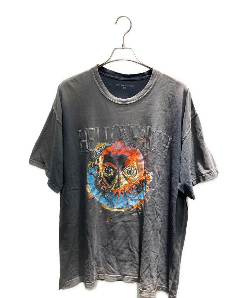 EV BRAVAFO（エル・ブラバード）EV BRAVAFO (エル・ブラバード) プリントTシャツ グレー サイズ:XLの古着・服飾アイテム