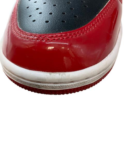 NIKE（ナイキ）NIKE (ナイキ) AIR JORDAN1 LOW SE エアジョーダン ローカットスニーカー ブラック×バーシティレッド サイズ:27cmの古着・服飾アイテム