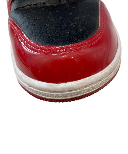 NIKE（ナイキ）NIKE (ナイキ) AIR JORDAN1 LOW SE エアジョーダン ローカットスニーカー ブラック×バーシティレッド サイズ:27cmの古着・服飾アイテム