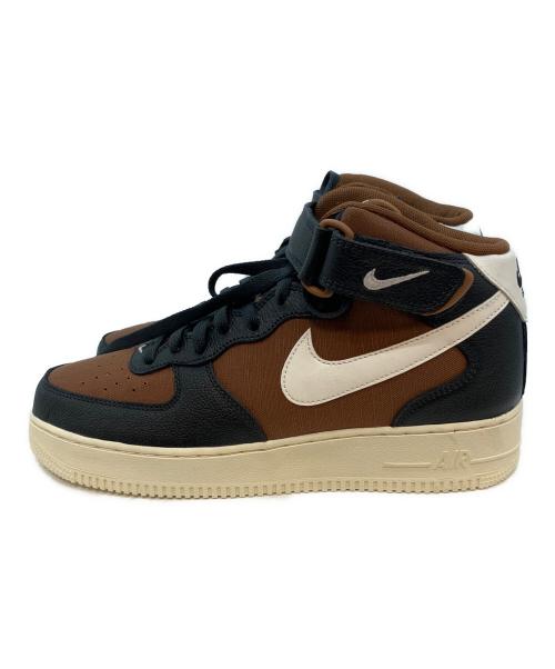 NIKE（ナイキ）NIKE (ナイキ) AIR FORCE1 MID 07 LX エアフォース1 OFF-NOIR AND PECAN ハイカットスニーカー ブラウン サイズ:27cmの古着・服飾アイテム