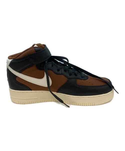 NIKE（ナイキ）NIKE (ナイキ) AIR FORCE1 MID 07 LX エアフォース1 OFF-NOIR AND PECAN ハイカットスニーカー ブラウン サイズ:27cmの古着・服飾アイテム