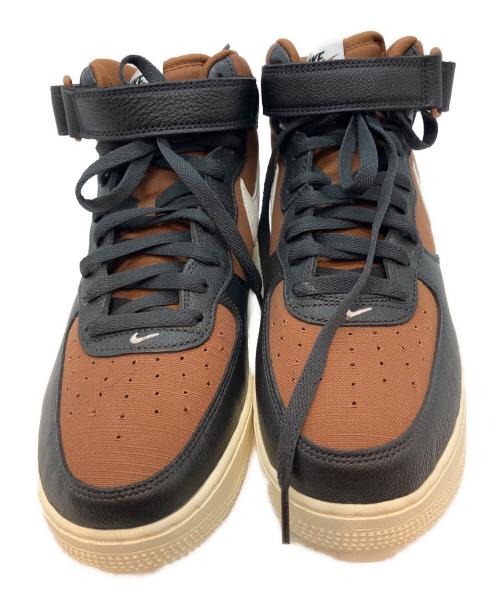 NIKE（ナイキ）NIKE (ナイキ) AIR FORCE1 MID 07 LX エアフォース1 OFF-NOIR AND PECAN ハイカットスニーカー ブラウン サイズ:27cmの古着・服飾アイテム