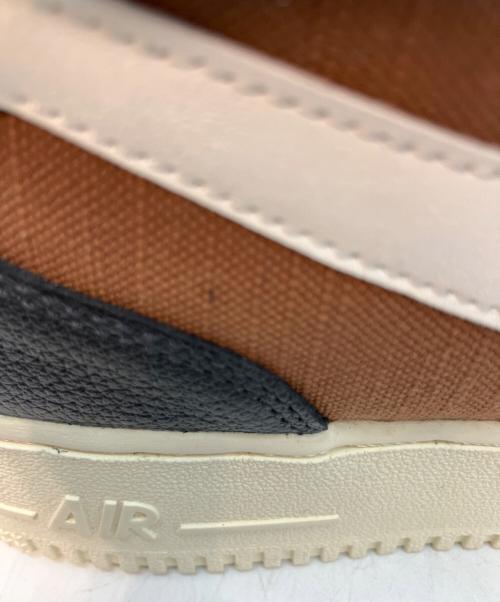 NIKE（ナイキ）NIKE (ナイキ) AIR FORCE1 MID 07 LX エアフォース1 OFF-NOIR AND PECAN ハイカットスニーカー ブラウン サイズ:27cmの古着・服飾アイテム