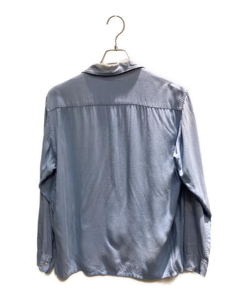 BRENT（ブレント）BRENT (ブレント) 60s オープンカラーシャツ スカイブルー サイズ:Mの古着・服飾アイテム