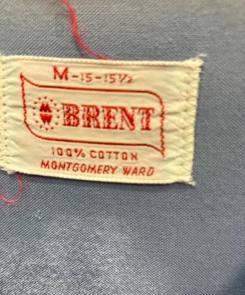 BRENT（ブレント）BRENT (ブレント) 60s オープンカラーシャツ スカイブルー サイズ:Mの古着・服飾アイテム