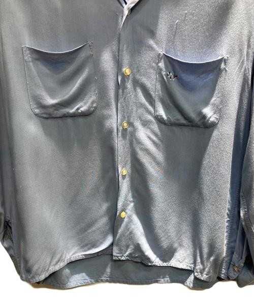 BRENT（ブレント）BRENT (ブレント) 60s オープンカラーシャツ スカイブルー サイズ:Mの古着・服飾アイテム