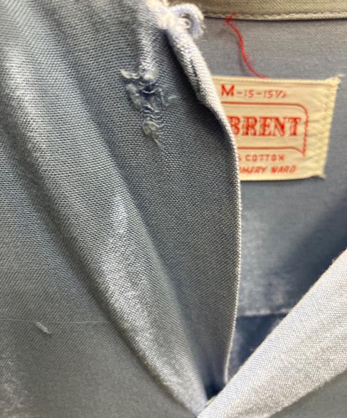 BRENT（ブレント）BRENT (ブレント) 60s オープンカラーシャツ スカイブルー サイズ:Mの古着・服飾アイテム