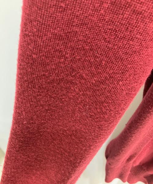 GROUND Y（グラウンドワイ）GROUND Y (グラウンドワイ) 薄手ニット レッド サイズ:3の古着・服飾アイテム