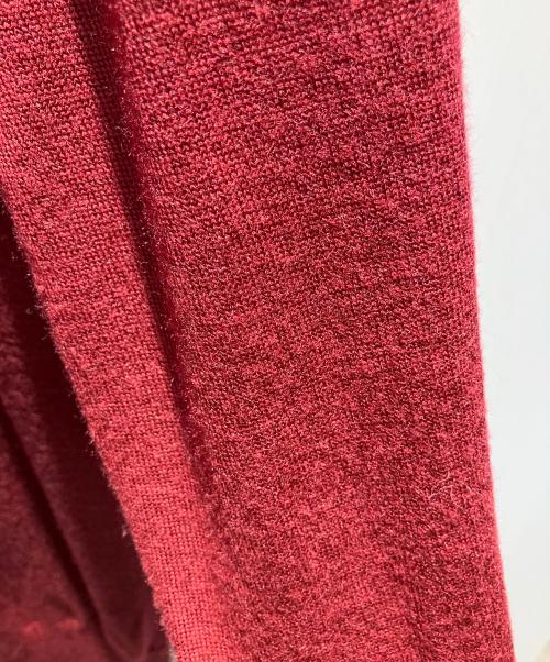 GROUND Y（グラウンドワイ）GROUND Y (グラウンドワイ) 薄手ニット レッド サイズ:3の古着・服飾アイテム