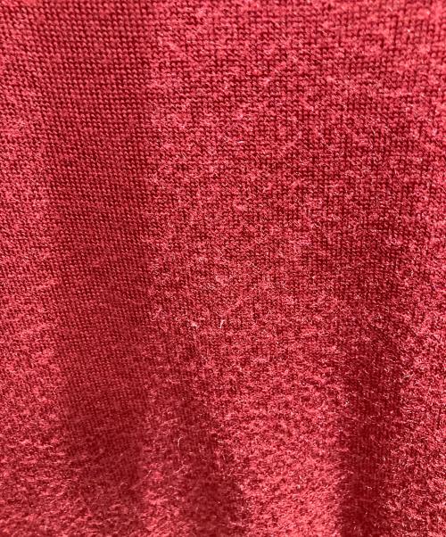 GROUND Y（グラウンドワイ）GROUND Y (グラウンドワイ) 薄手ニット レッド サイズ:3の古着・服飾アイテム