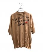 BURBERRY×Vivienne Westwoodバーバリー×ヴィヴィアンウエストウッド）の古着「半袖カットソー」｜ブラウン